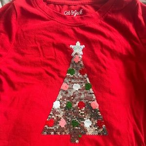 5T Cat & Jack Holiday Long Sleeve Shirt